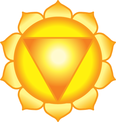Solar plexus chakra mandala