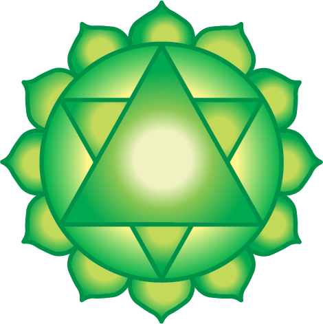 Heart chakra mandala